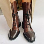 Comfort Leather Lace-Up Ankle Boots for Women image 11